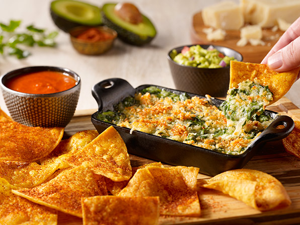 Latin Spinach and Queso Dip