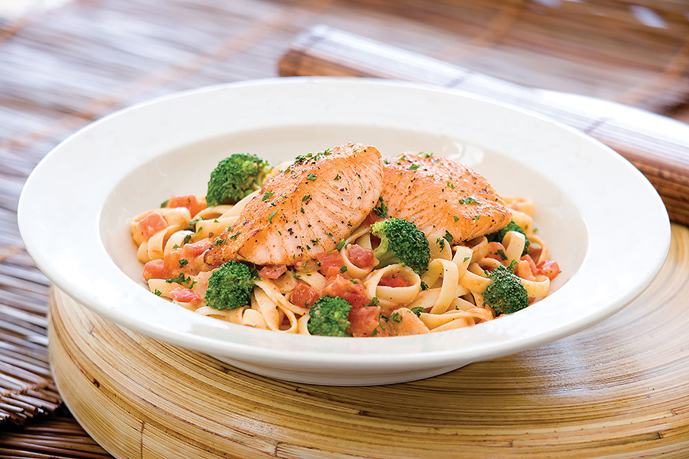 7 Spice Salmon Alfredo <div class="new-product" alt="New Product">