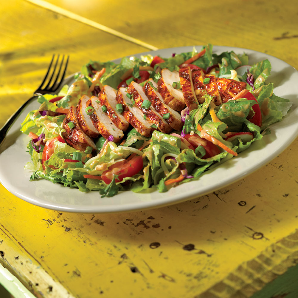 BBQ Chicken Salad <div class="new-product" alt="New Product">